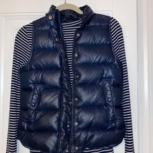 Women’s J. Crew Navy Down Vest